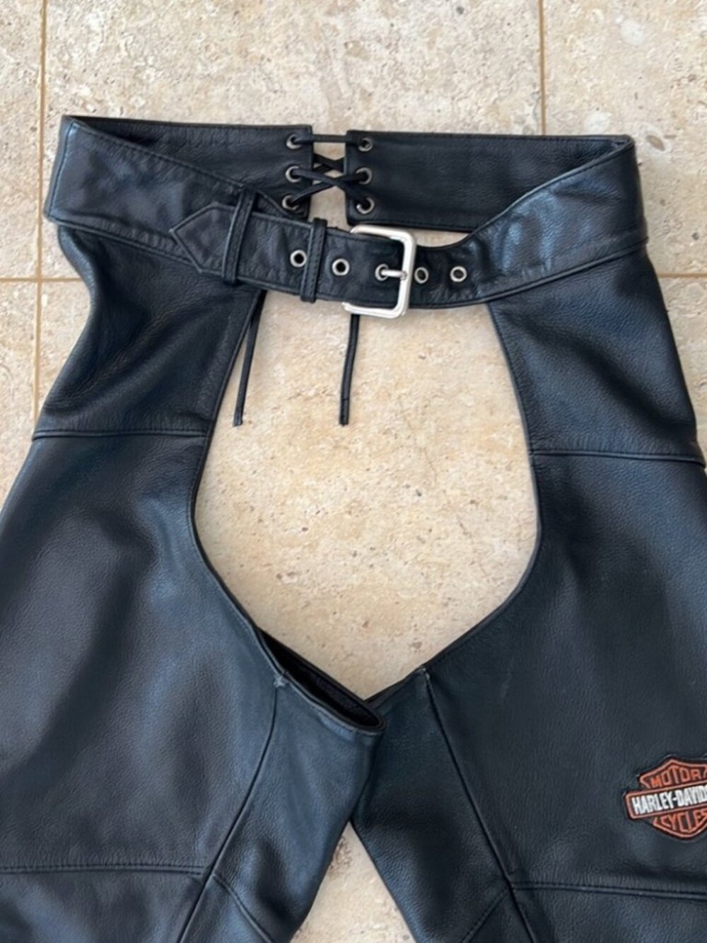 Harley Davidson Leather Chaps (L)